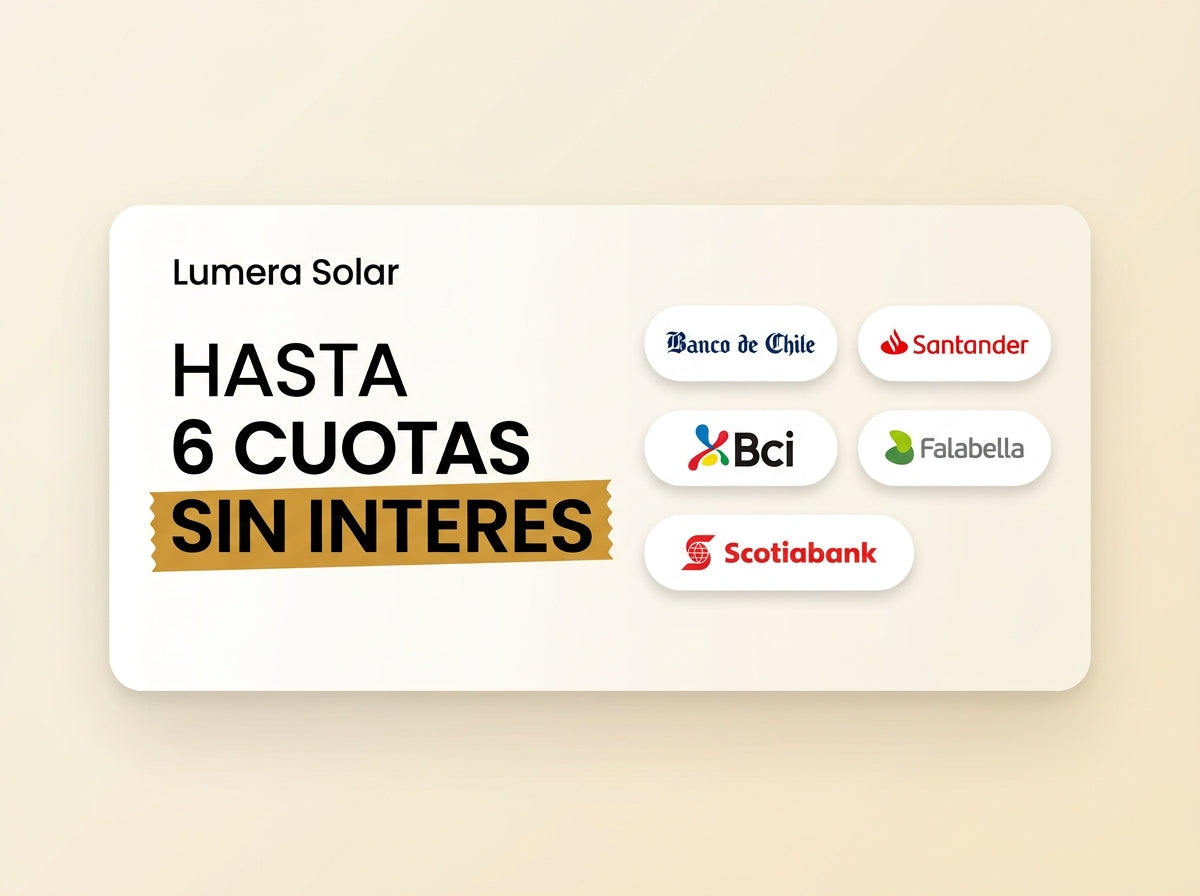 6 Cuotas Sin Interés Lumera